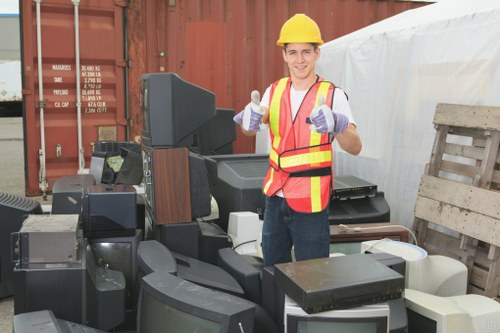 Safety measures during builders waste clearance